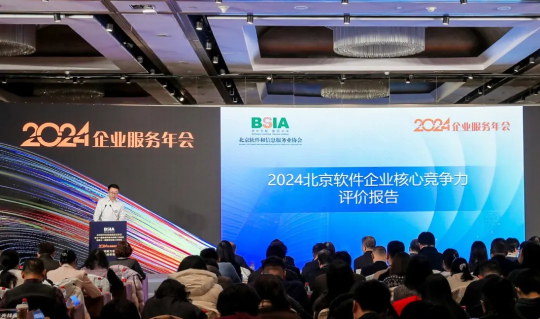 协会常务理事、联通智研院规划咨询部总工程师董正浩发布《2024北京软件企业核心竞争力评价报告》.jpg